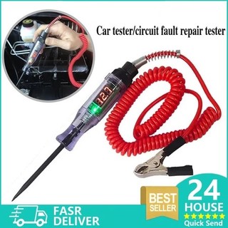 Testpen Digital Tester Testpen Kelistrikan Listrik Mobil Motor 6-24v auto voltage Digital Obeng Testpen DC