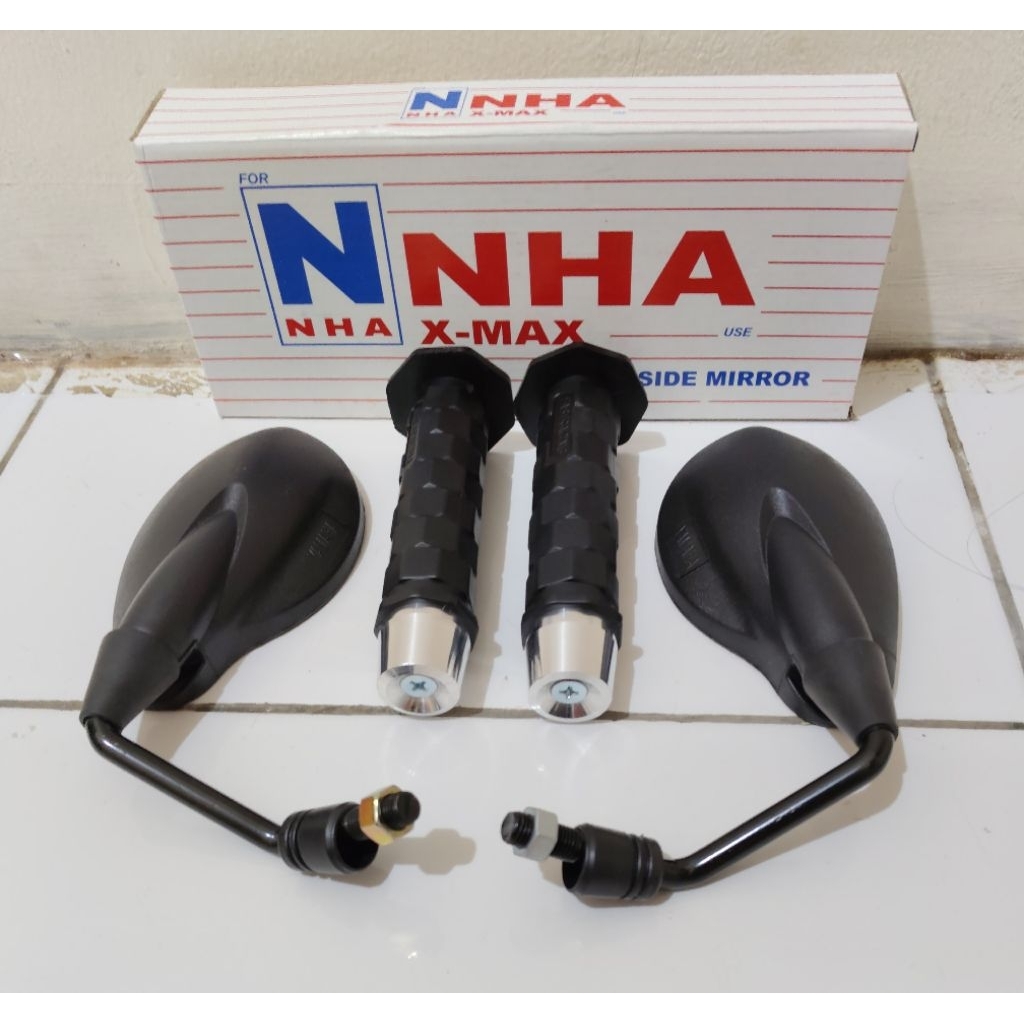 X1 เท่านั้น Y4MAH4 MIRROR PACKAGE PLUS SQUARE HANDGRIP + PCX YAMAHA NMAX AEROX JUPITER MIO MX KING R