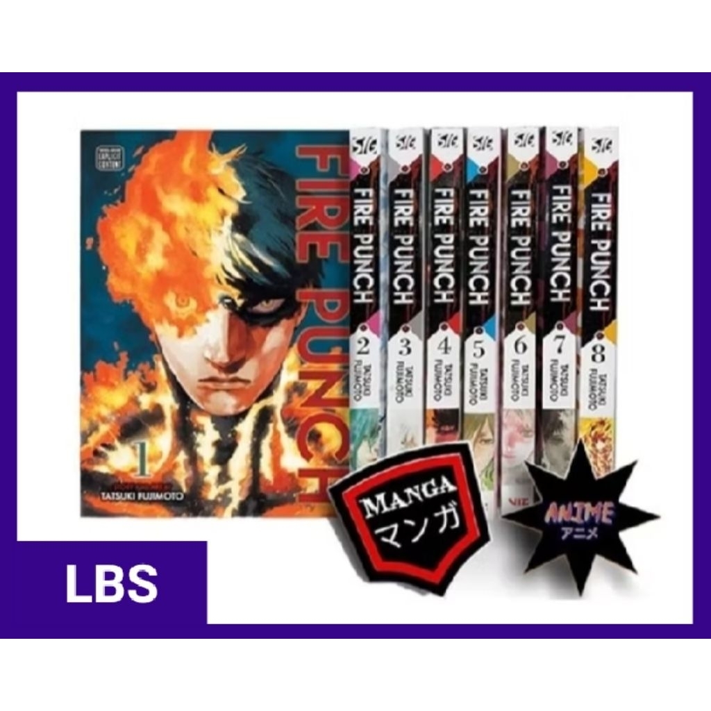 ชุด Fire Punch: vol1 - 8 collection 8 เล่มชุดโดย tatsuki Fujimoto