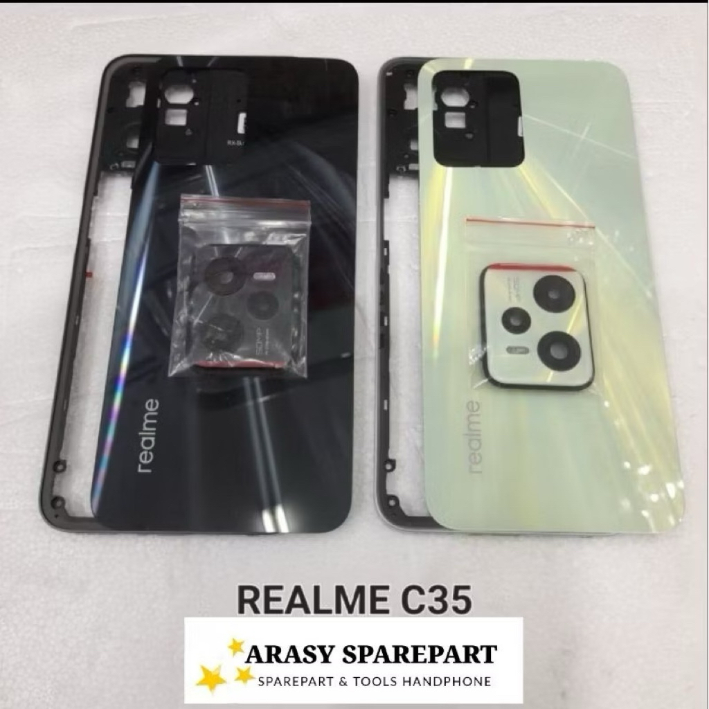 เคสหลัง Kesing Fullset Realme C35 RMX3760 Bezel + Backdoor