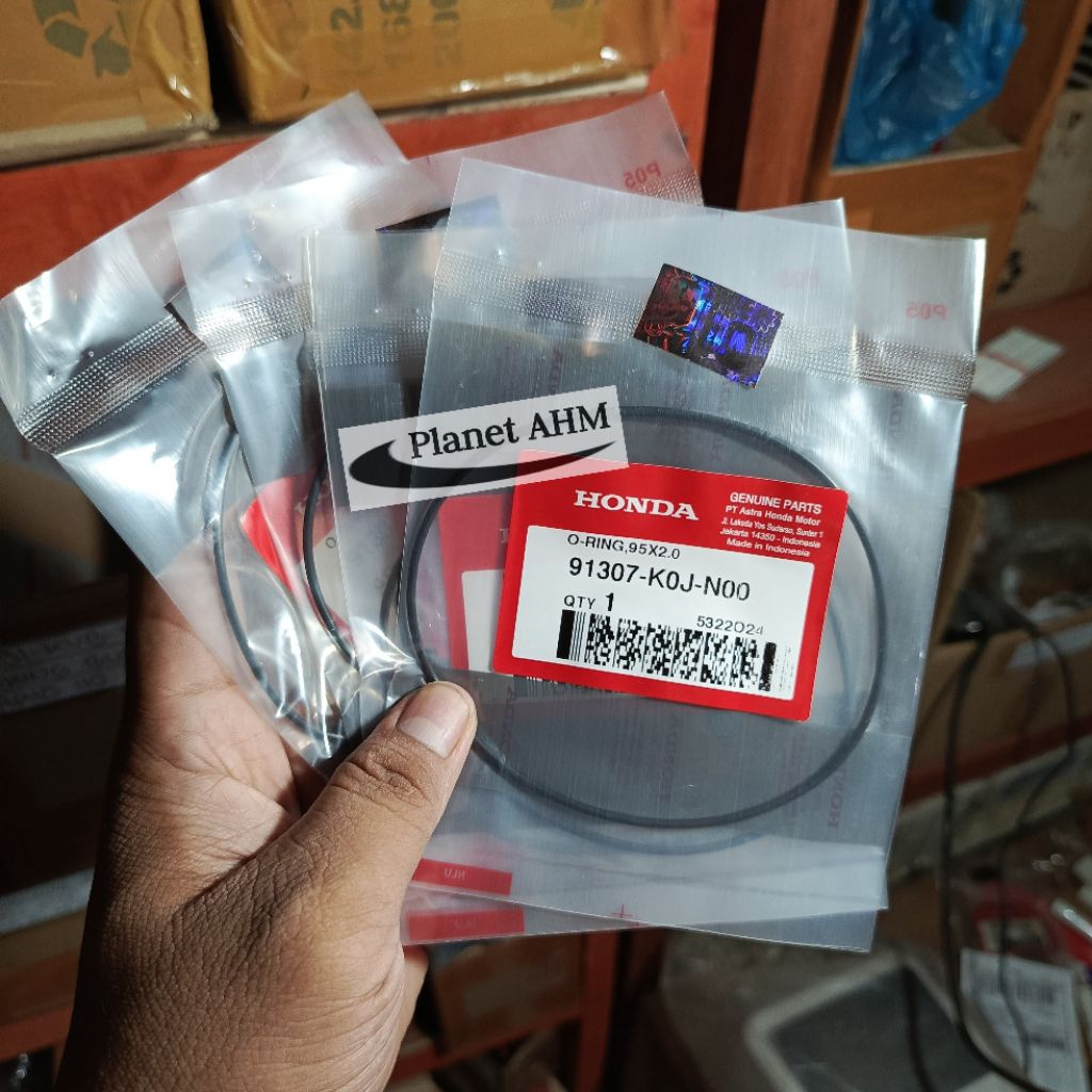 Honda 91307-K0J-N00 แหวนเพลาข้อเหวี่ยงซ้าย 95X2.0 Genio Beat LED K1A Scoopy K2F