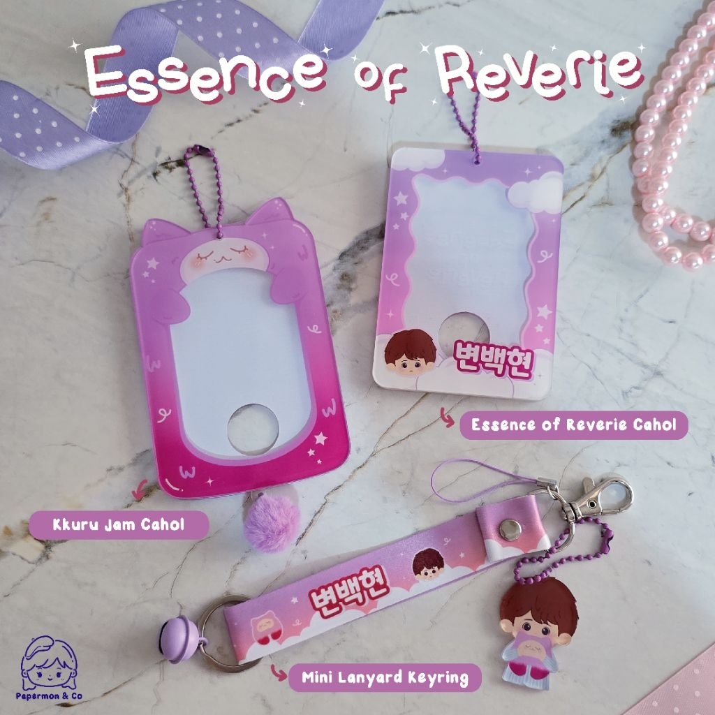 Photocard Holder & Mini Lanyard Baekhyun "Essence of Reverie" / หลักสูตรนาฬิกา