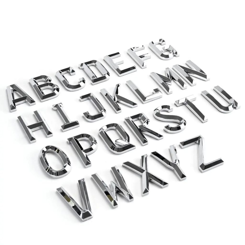 7CM RAISED LETTERS & UNIT NUMBERS / WHOLESALE (อาหารที่ใหม่ล่าสุด) สําหรับรถยนต์