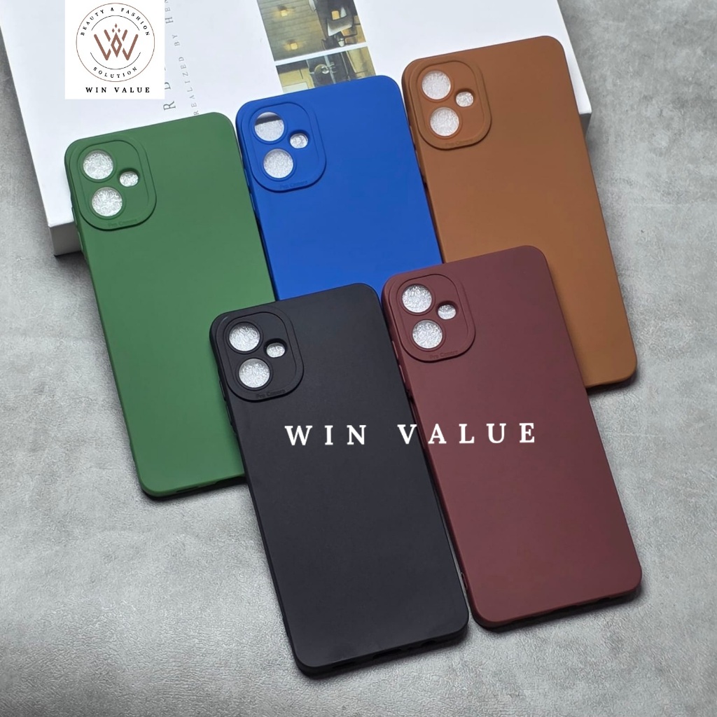 Samsung A06 5G Case Pro Camera Softcase Black Matte Case Samsung A06 5G