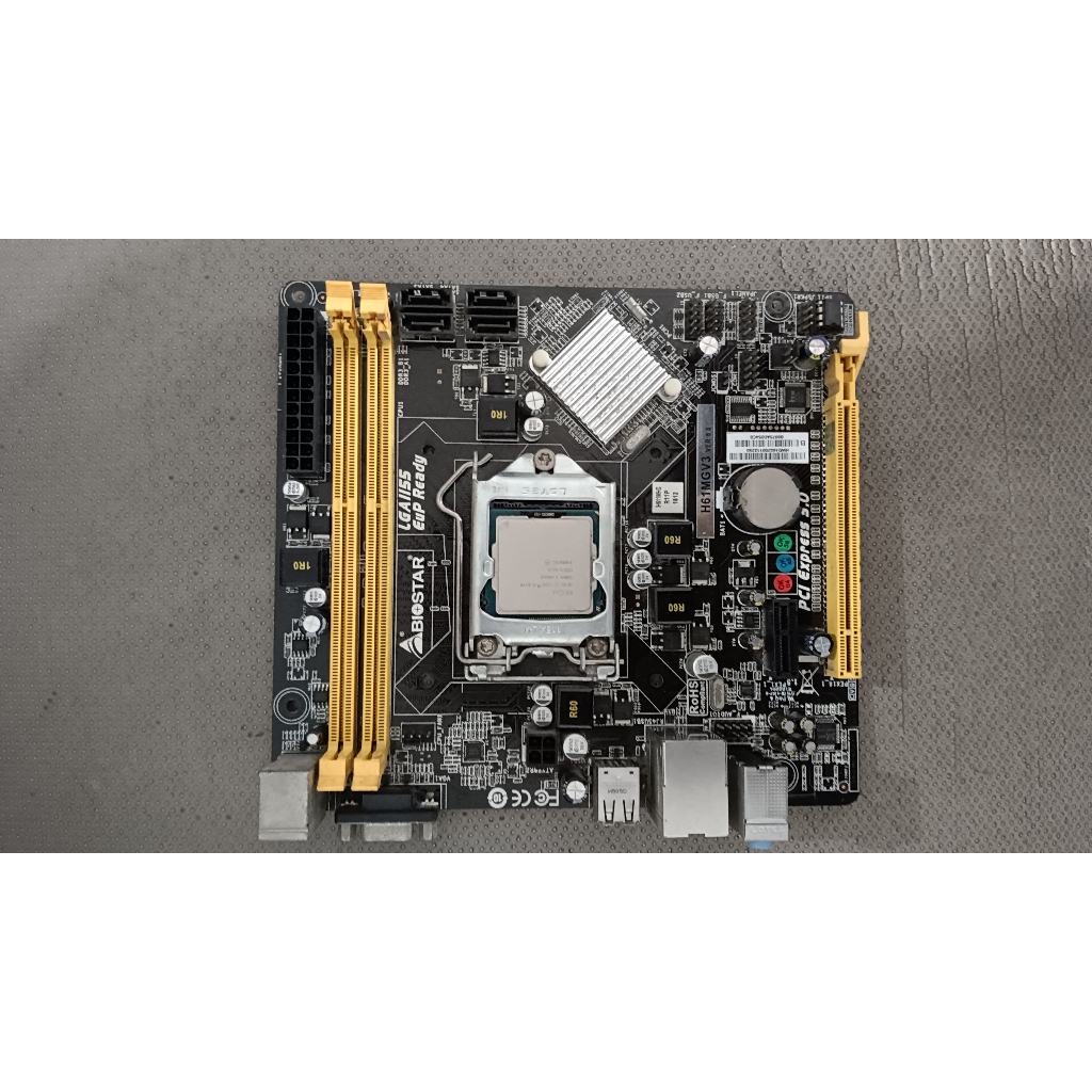 H61 biostar & RAM DDR3 2x8GB เมนบอร์ด (hyperx & venomRX)