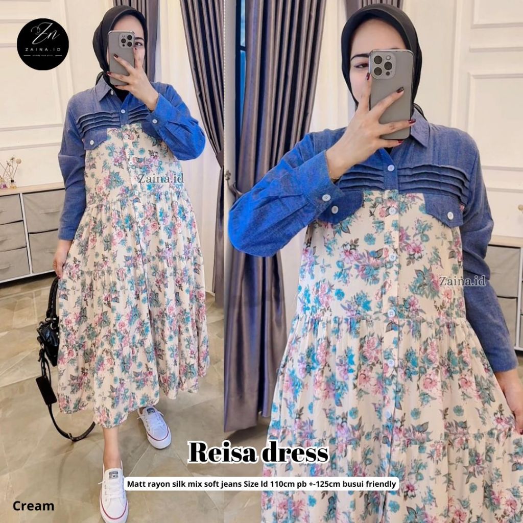 Reisa Midi Dress By Zaind.id