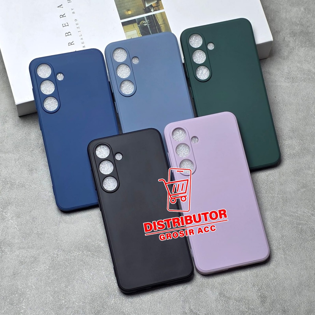 SAMSUNG A26 CASE MACAROON SQUARE EDGE SOFT CASE LIQUID EDGE SAMSUNG A26 MS-1