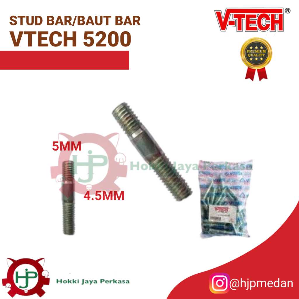 [เนื้อหา 10] STUD BAR 5MM X 4.5MM V-TECH 5200 / SENSO MINI