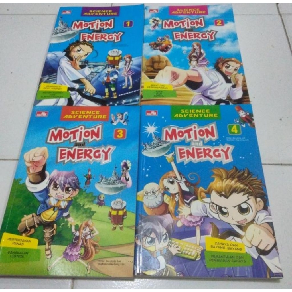 Science Adventure Motion And Energy Comic 1-4