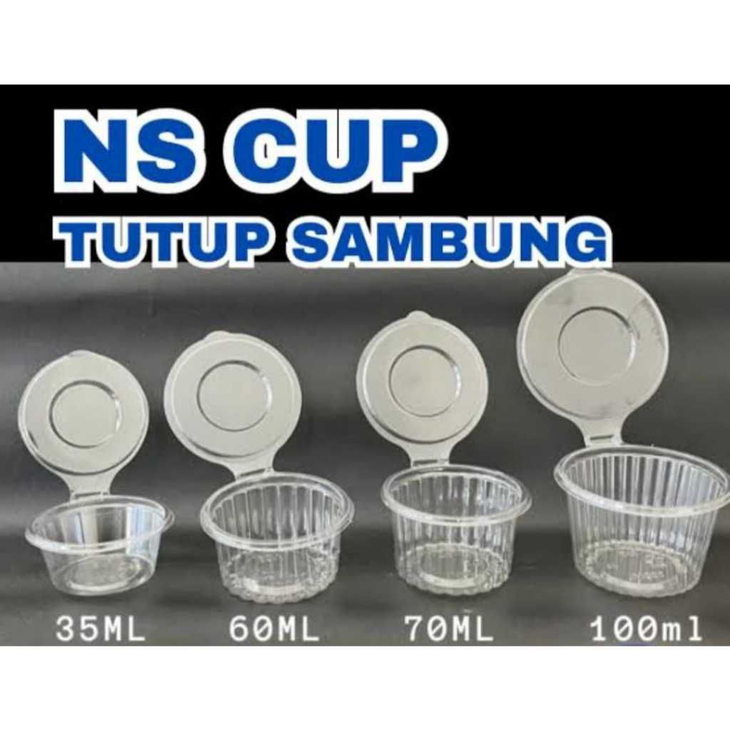 NS PUDDING CUP พร้อมขั้วต่อ LID 50 ชิ้น