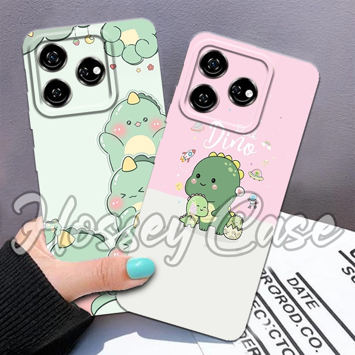 เคสนิ่มสําหรับ Oppo A3s / Realme C1 / A1k / Realme C2 / a5s / A7 / F9 / A12 / A11K - Dino Motif - AL