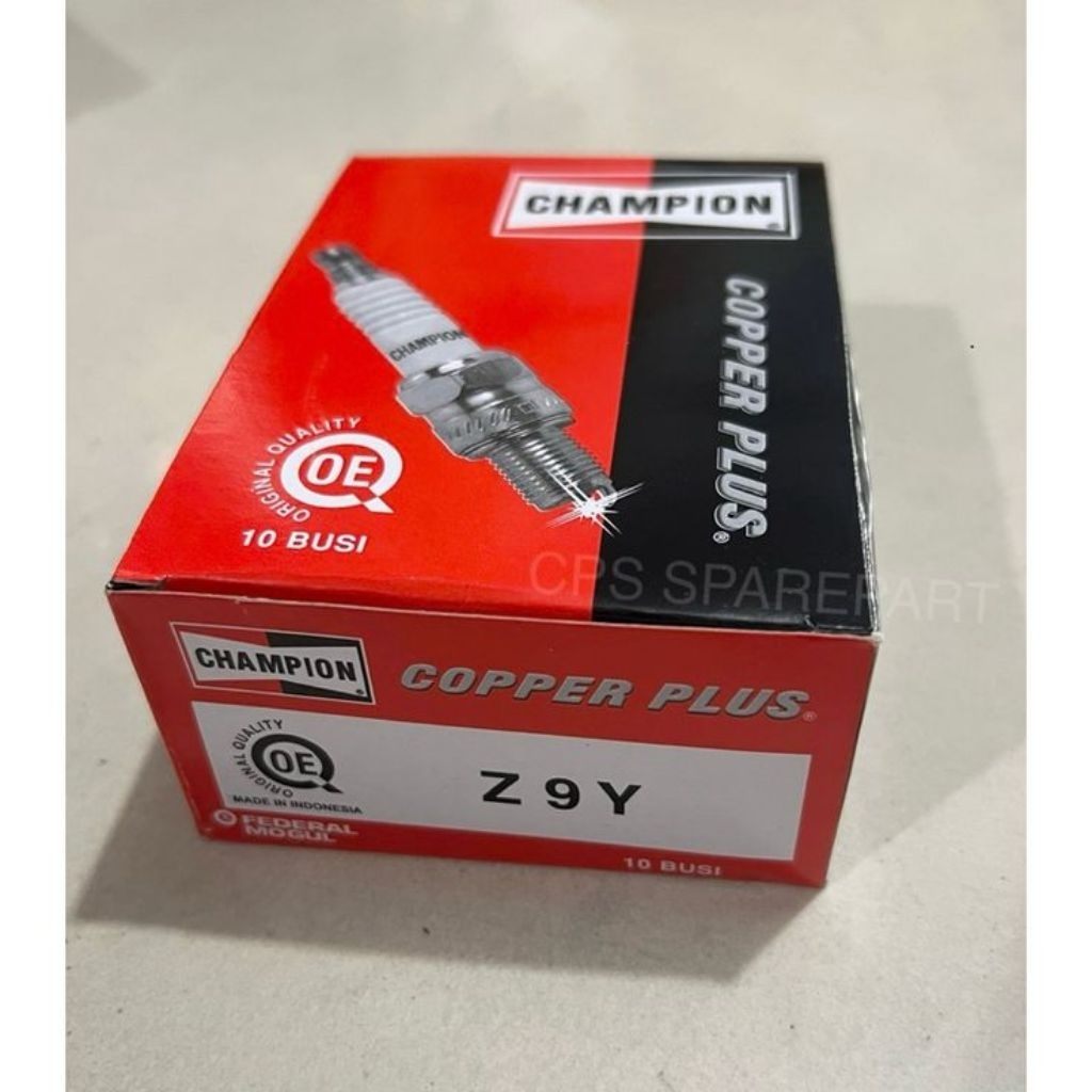 CHAMPIONS Z9Y SPARK PLUG สําหรับ GRAND, MIO, SUPRA, JUPITER UNIVERSAL AUTOMATIC และ BEBEK UNITS