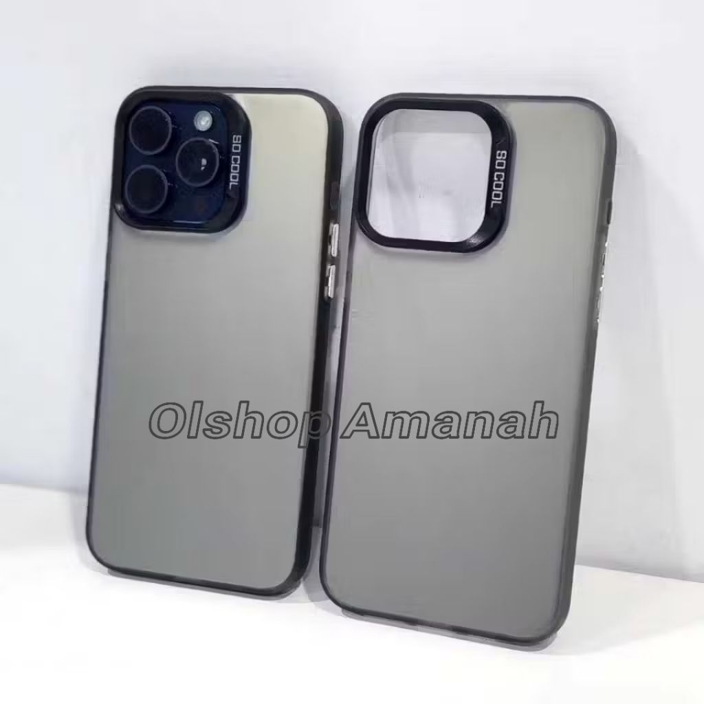 SOFTCASE IMD FULL BLACK VOVO V50 SILICONE COOL HYBRID HOLOGRAM BACK PROTECTOR HP + กล้อง Df Store