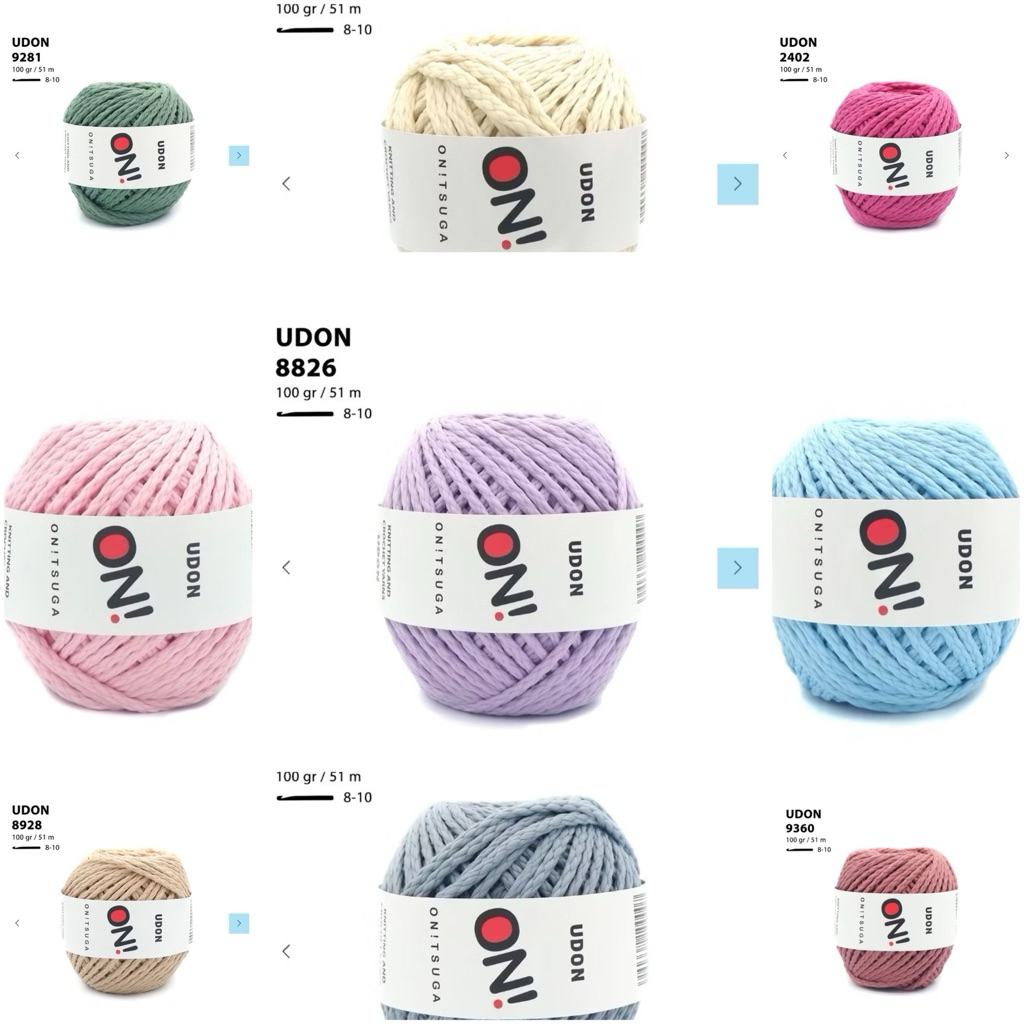 ONITSUGA UDON เส้นด้ายถัก