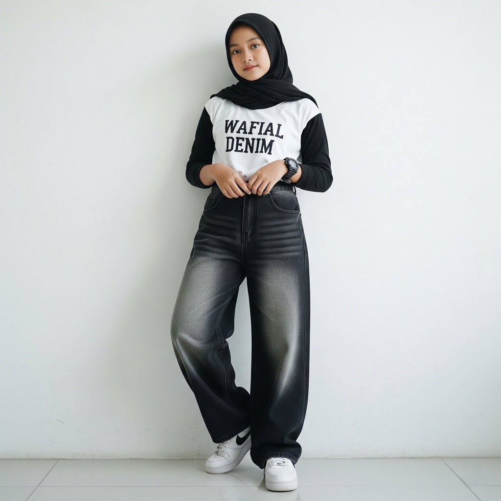 CHILDRENS JEANS CULOTTS 8 - 14 YEARS OLD / GIRLS JEANS CULOTTS / CHILDRENS JEANS กางเกงขายาว