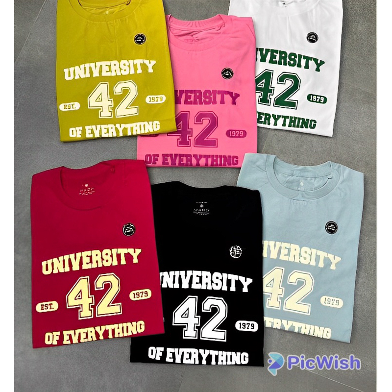 เสื้อยืด KATUN University Of Everything เสื้อยืดแบรนด์เกาหลี เสื้อผ้า Cotton Bangkok พรีเมี่ยม เสื้อ