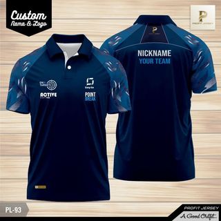 Kaos Kerah Polo shirt Premium Fullprinting Lengan Pendek Gratis Custom Nama & Logo