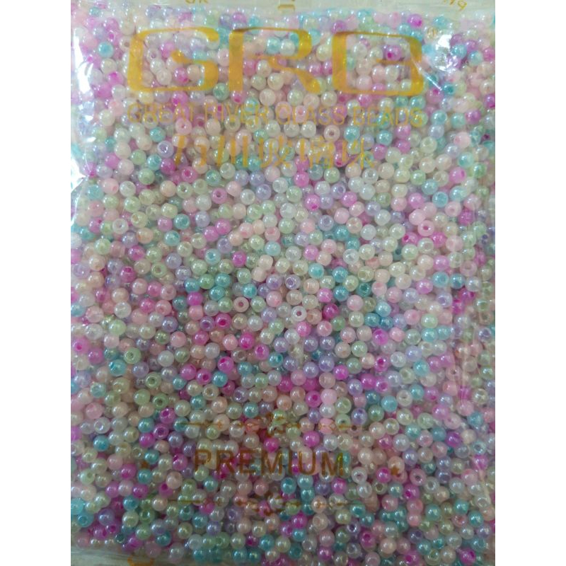 MOTE GLASS BEADS 4MM