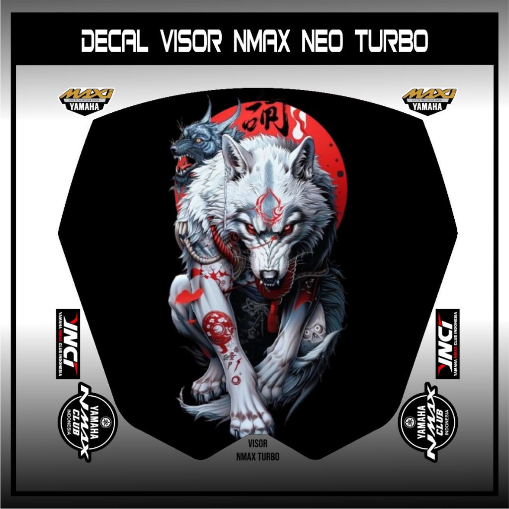 Nmax Neo Visor Sticker / Nmax Turbo / Nmax Turbo / Neo Visor Decal Sticker / Nmax Winshield Sticker 