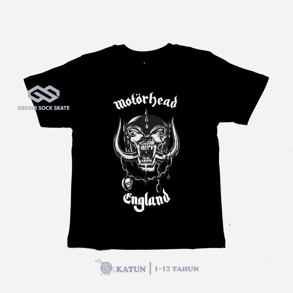 CHILDRENS BAND T-SHIRTS/ MOTORHEAD MUSIC T-SHIRTS AGE 1-12 ปี