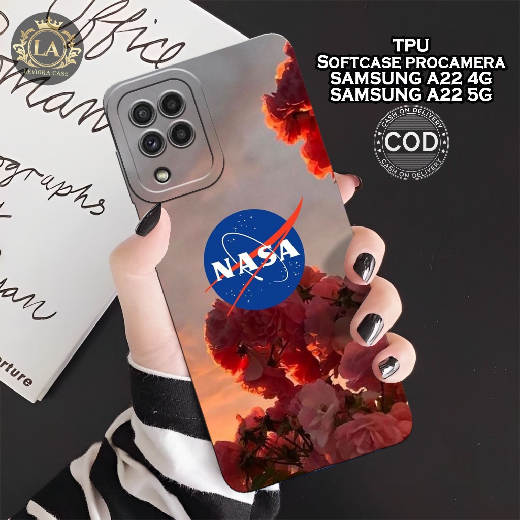 เคส Samsung A22 4G / 5G ล่าสุด - เคส Leviora - เคสแฟชั่น NASA - เคส Samsung A22 4G / 5G Softcase - เ