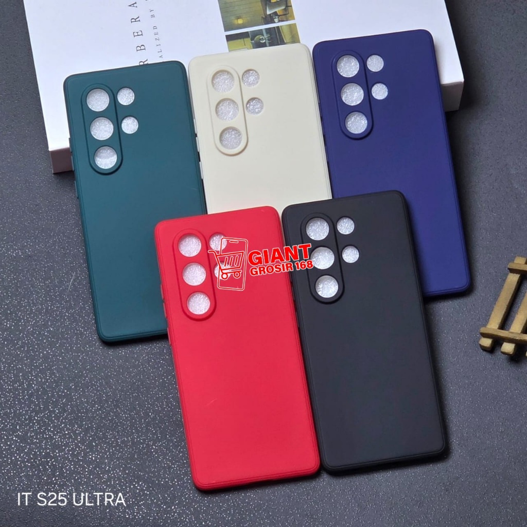 ITEL S25 ULTRA ITEL S25 CASE MACAROON SQUARE LIQUID CASE ITEL S25 ULTRA ITEL S25