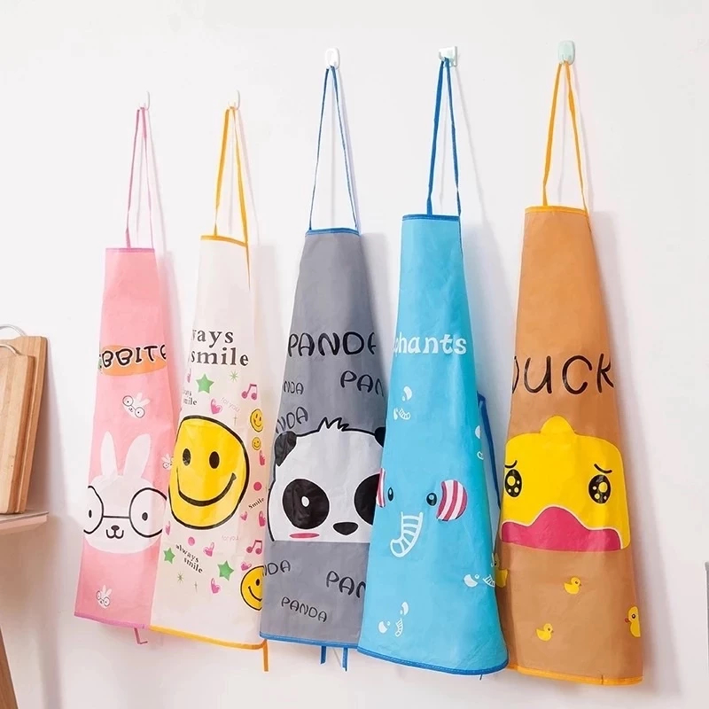 KITCHEN APRON WATERPROOF COOKING APRON CUTE CARTOON CHARACTER WATERPROOF