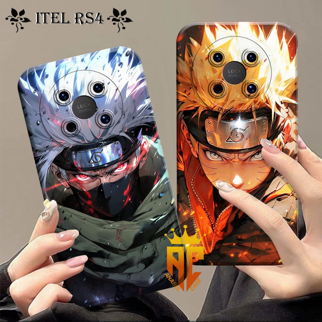 Softcase ITEL RS4 / S23 PLUS / A80 / A50 / A60 / A60S / A70 / P40 / S23 Fashion Case ล่าสุด Naruto J