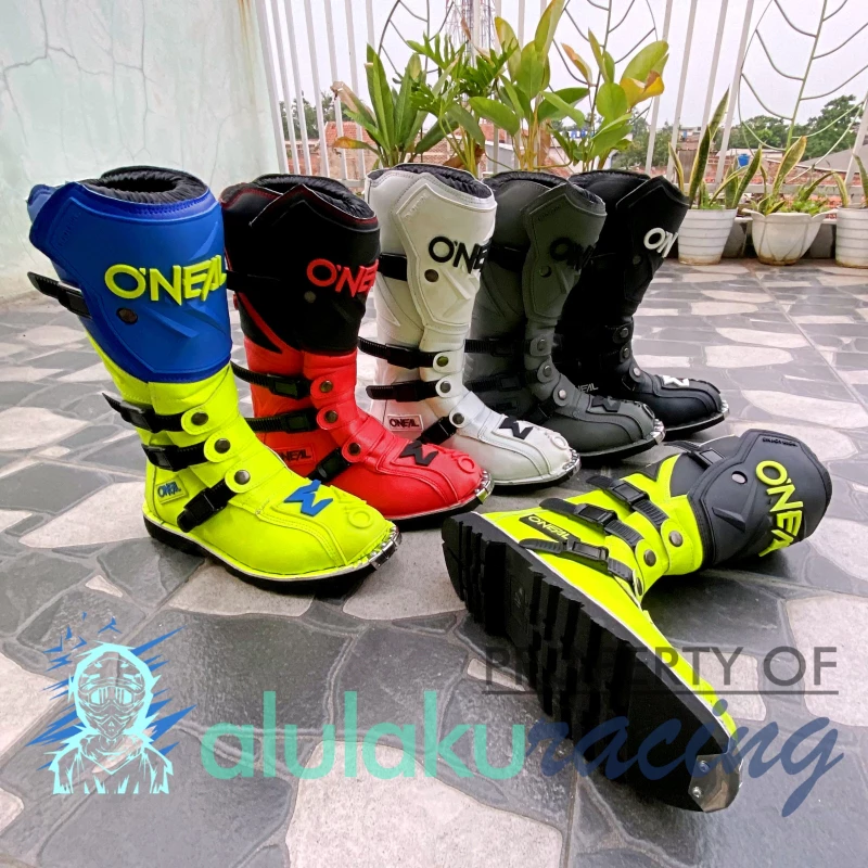 LOKAL Trail Boots พร้อมตัวป้องกัน Motocross MX Local Premium - M1
