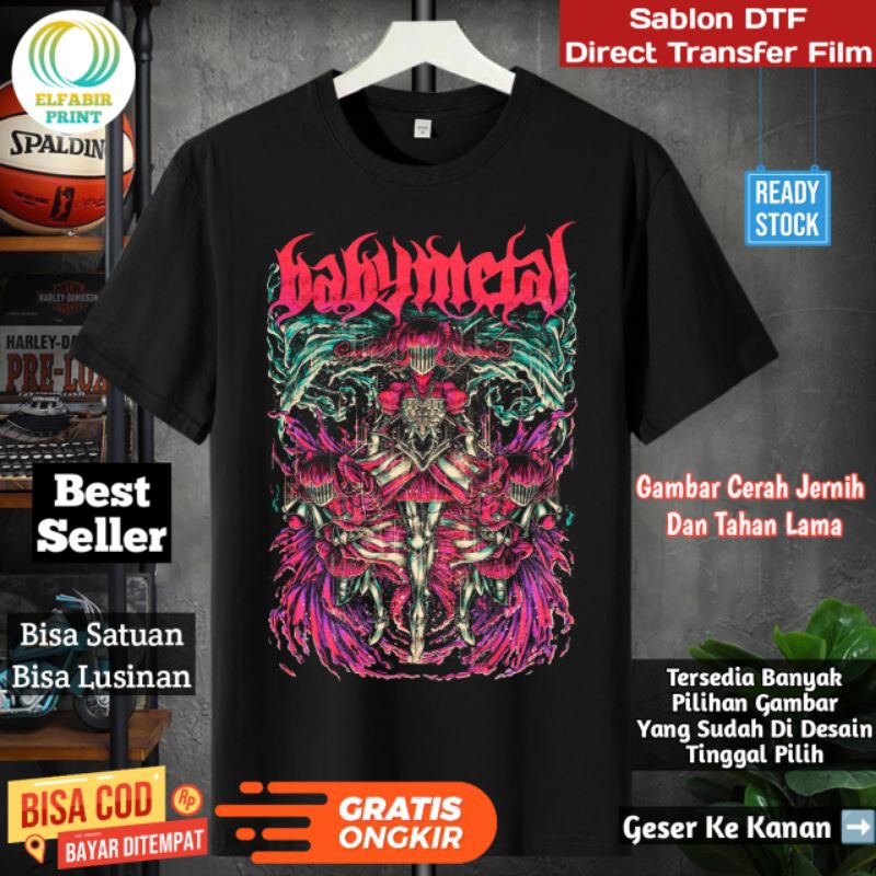 Dtf Iron-on Screen Printing Sticker West Band Image 2 ขนาด A3 A4 A5 A6 A7 Just Stick It On หรือกด
