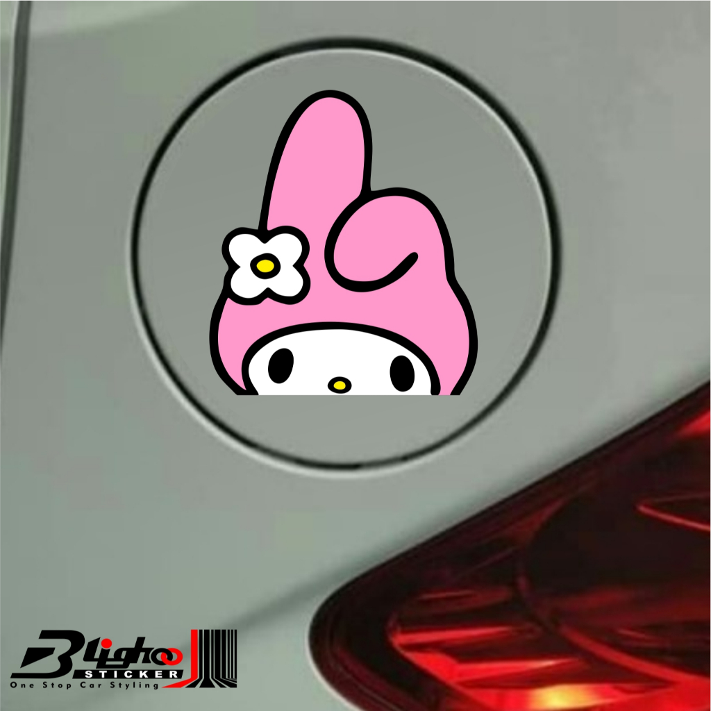 BLIGHOO - CUTTING STICKER MY MELODY COLOR CUTE SANRIO FRIEND CAR TANK STICKER COOL CAR STICKER