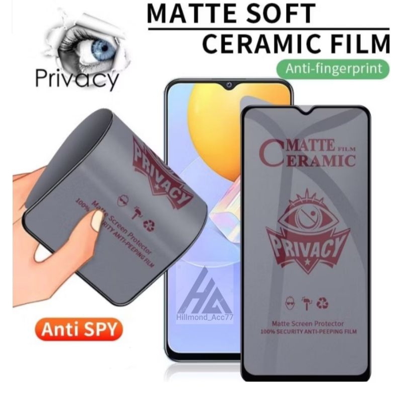 LAYAR Ceramic Matte Spy Xioami Poco F2 / F2 Pro / F3 / F3 GT / F4 / F4 GT / F5 / C3 / C31 / C40 / C5