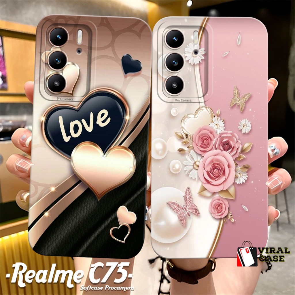 HP ล่าสุด REALME C75 4G 2024 / REALME C75X 4G 2024 / REALME C65 4G 2024 Case - เคสแฟชั่นนามธรรม - เค