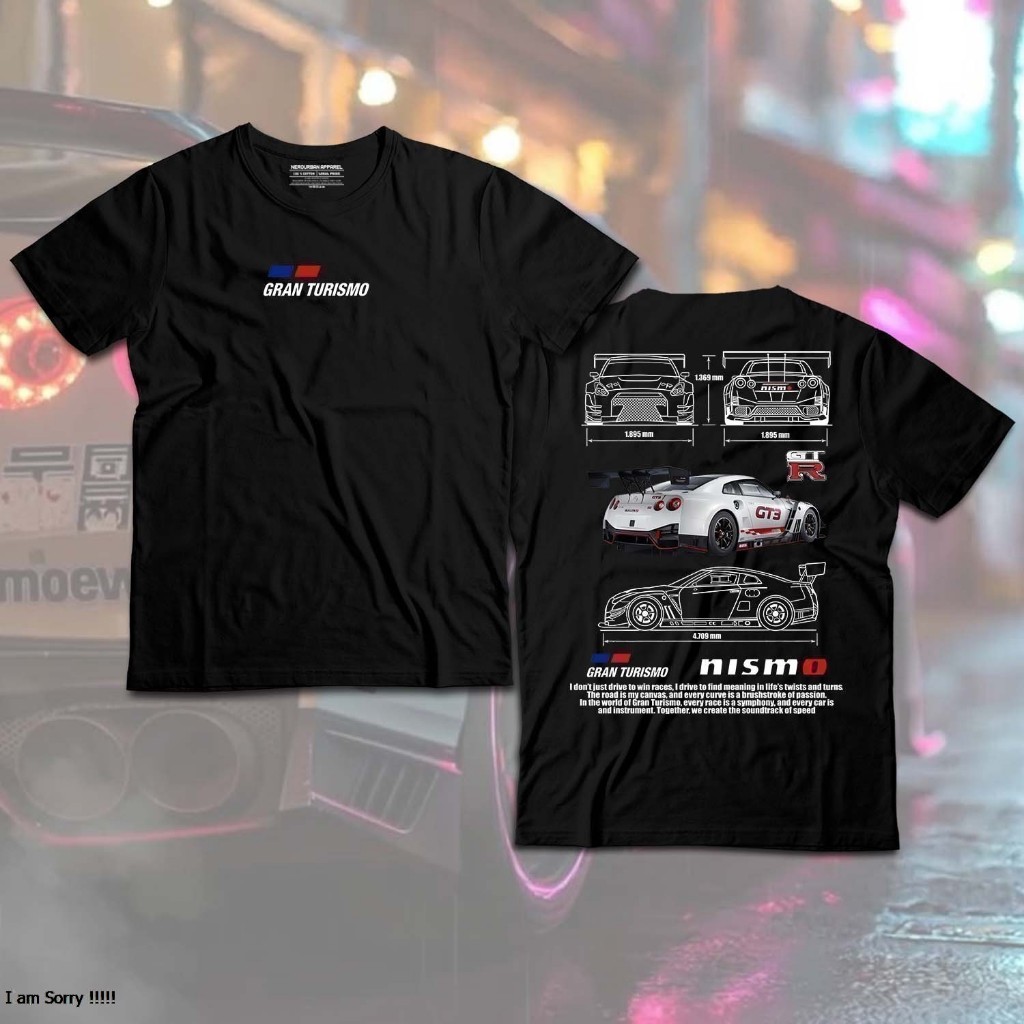 เสื้อยืด NISSAN SKYLINE R35 | GTR GTR GTR GTR GTR GTR | GRAN TURISMO