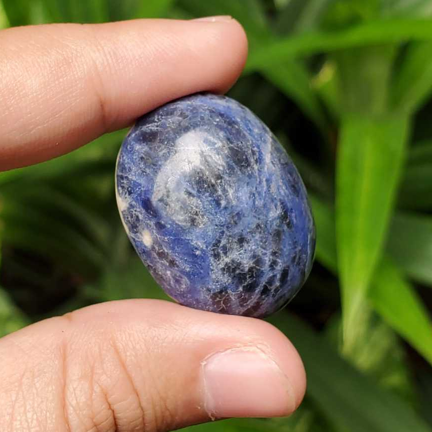 Chabocon Sodalite Loose Stone 8g – Natural – Certified – สีฟ้า