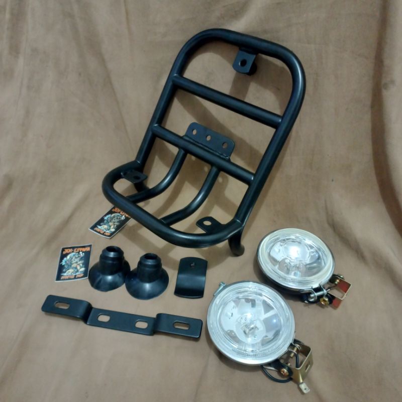 โคมไฟหน้า Vespa Sprint Primavera Gts Lx S และ Lxv / Carrier vespa ชั้นวางหน้า / ชั้นวาง Foglamp - รูปที่ 6