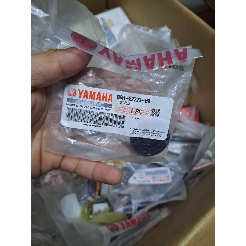 ซีล WATERPUMP NMAX NEW CONNETED AEROX ชิ้นส่วนใหม่ CODE B6H-E2223-00