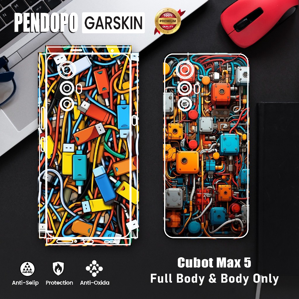 HP Cubot Max 5 Garskin Full Body พร้อมโทรศัพท์มือถือทุกประเภท (Chat Admin)
