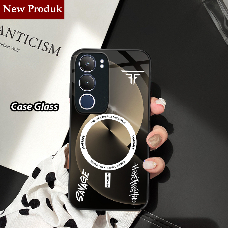 [MG593] เคสสําหรับ Vivo Y29 5G Y19S PRO V40 LITE (Other Types Chat Admin) - Case Glass Vivo Y29 5G -