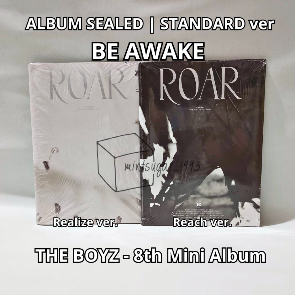[ READY NEW OFFICIAL ] THE BOYZ - 8th Mini Album [ BE AWAKE ] ( STANDARD / PHOTOBOOK ver ) ( Realize