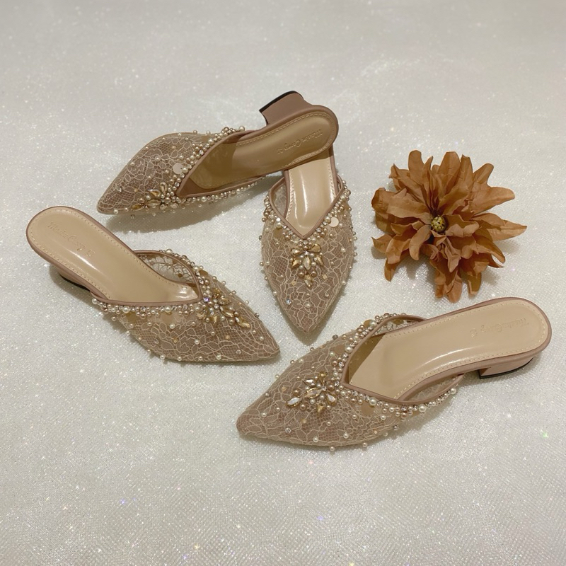 KEYSA NUDE WEDDING SHOES รองเท้าพ่อ