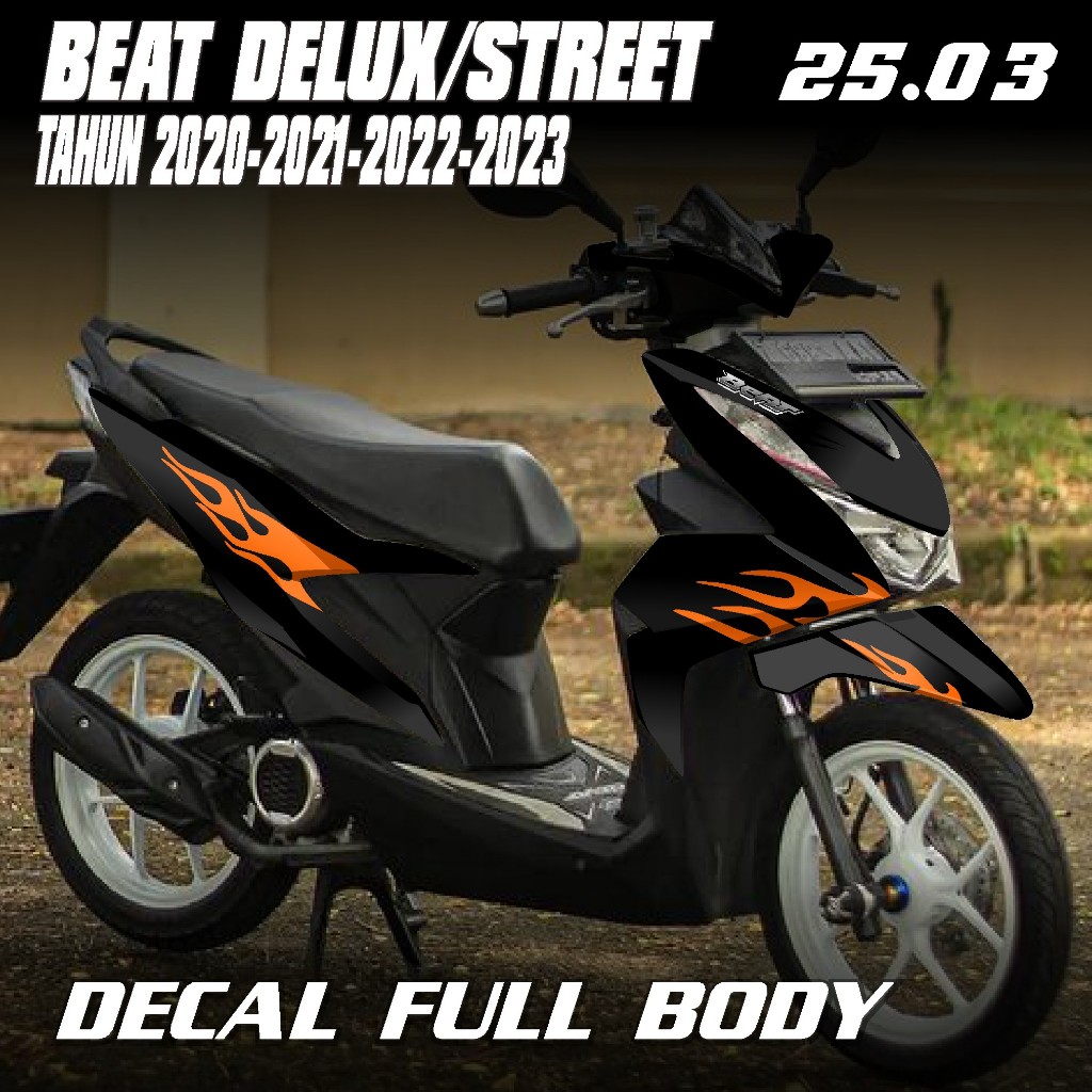 ใหม่ล่าสุด DECAL STICKER BEAT DELUX/STREET 2020 2021 2022 2023 BEAT DELUX/STREET FULL BODY BEAT DELU