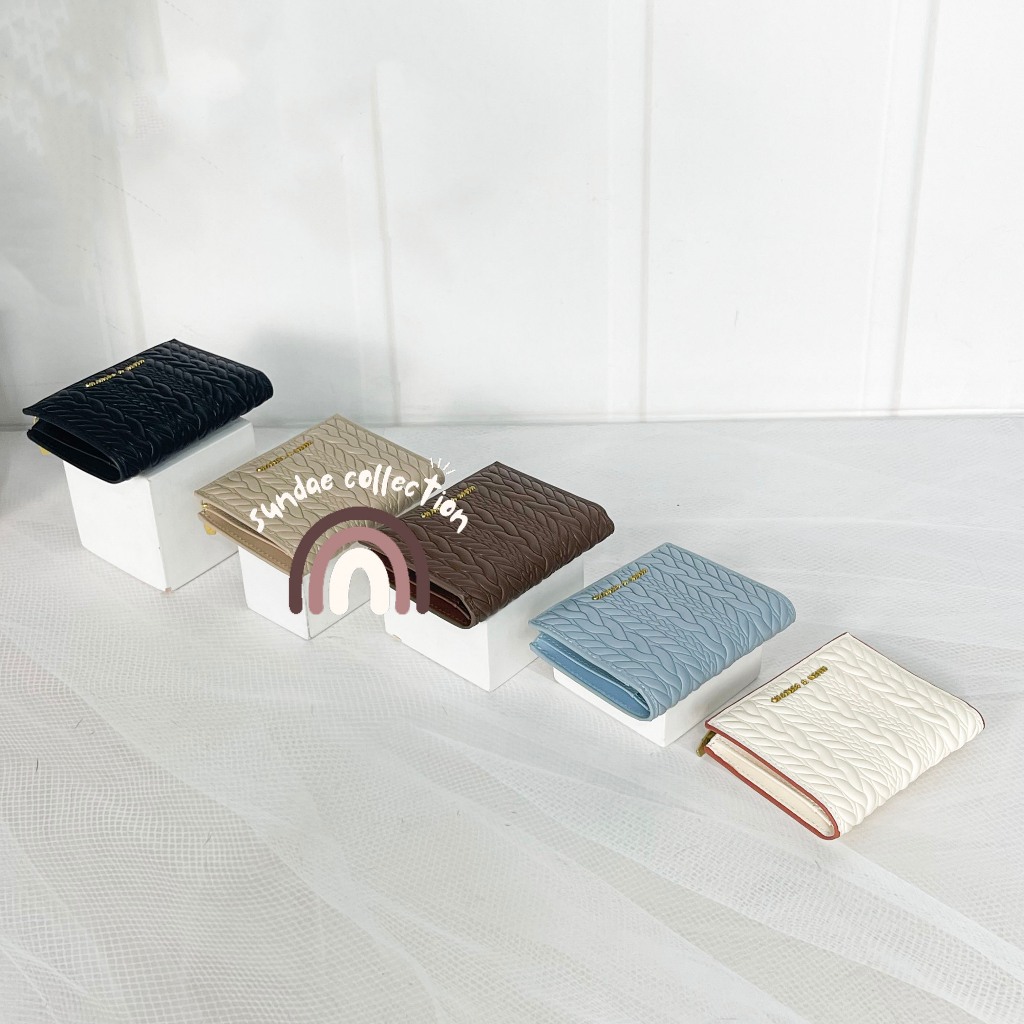 CK APOLLINE CK038 TEXTURED กระเป๋าสตางค์ผู้หญิง BOLD WALLET