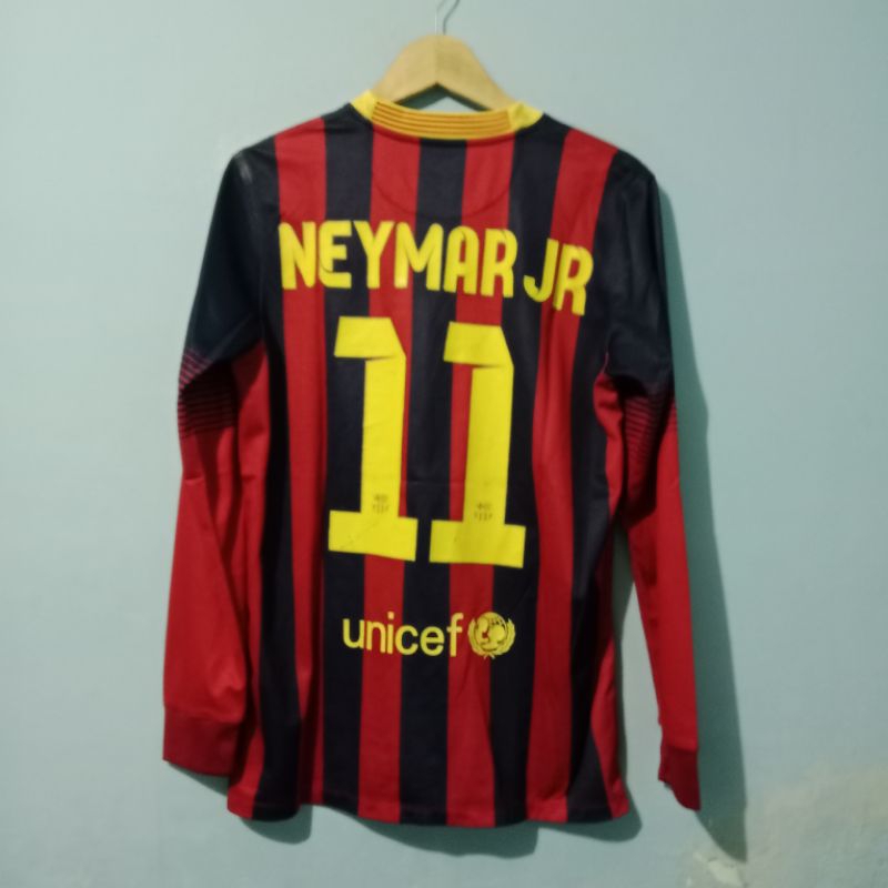 เสื้อเจอร์ซีย์แขนยาว Home PI 2014 2015 Nns Neymar