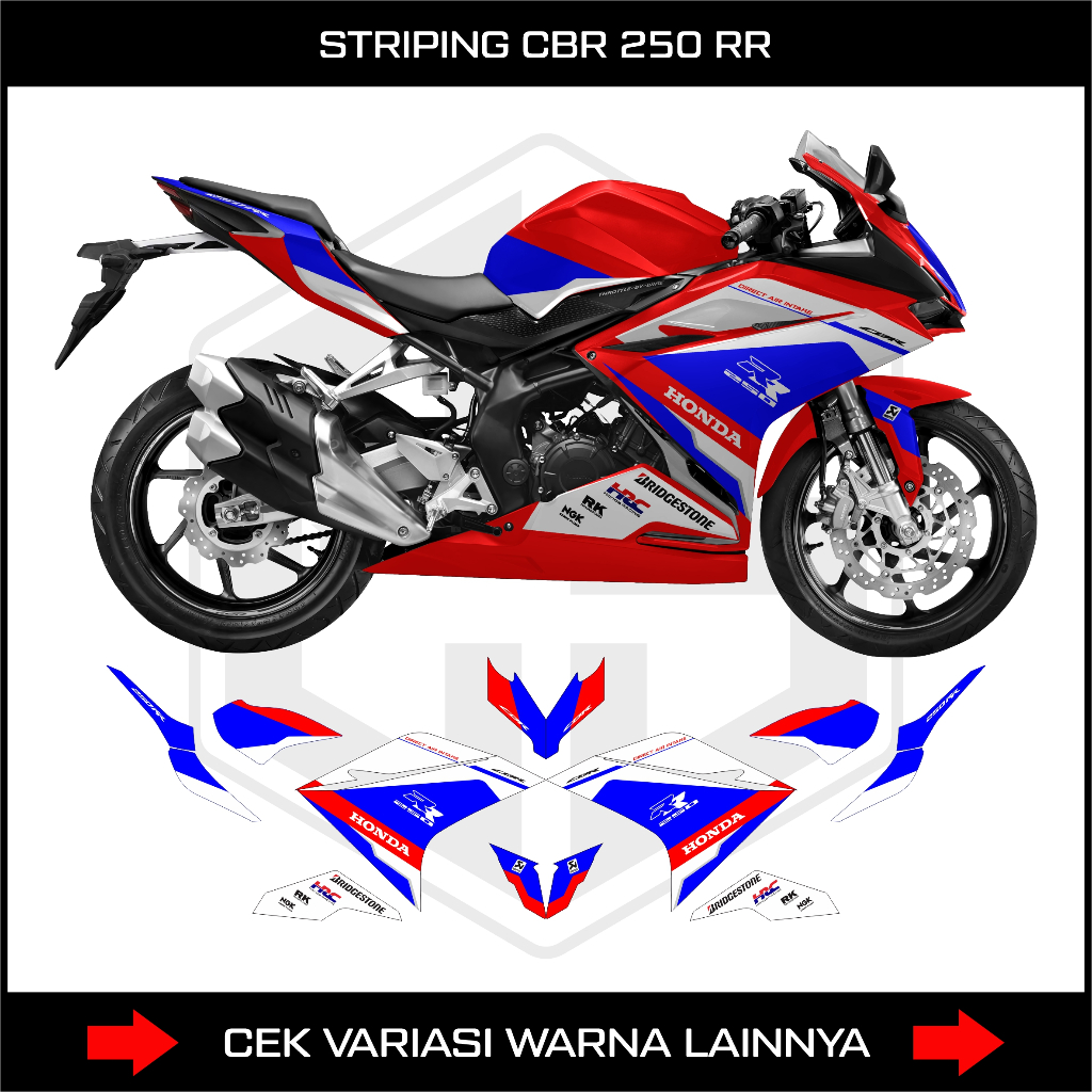 CBR 250 RR OLD STRIPING / HONDA CBR 250RR สติ๊กเกอร์ DECAL