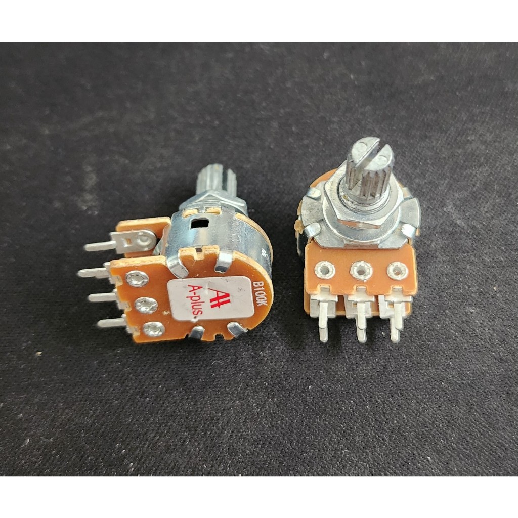 100K B100K Stereo Potentiometer - แกนสั้น 1 ซม