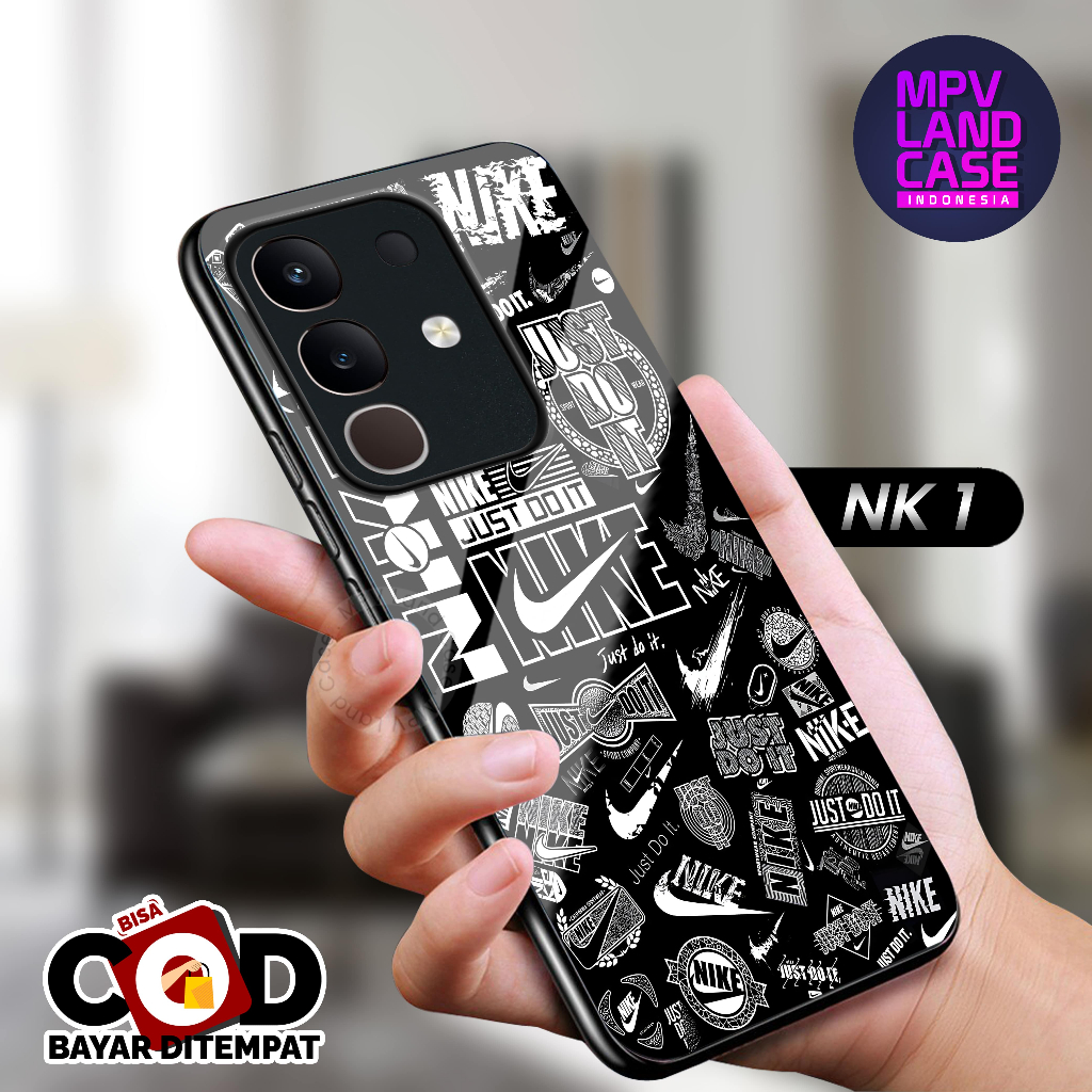 [SGA-69] เคสกระจกอะคริลิคสําหรับ Vivo Y29 4G (ใหม่) | เคสเคลือบเงา Y29 4G | Y29 4G เคสนิ่มกระจก