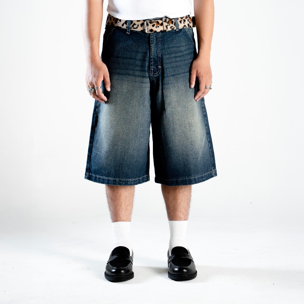 Garments Josh Jorts Short Pants Jeans Washed Blue