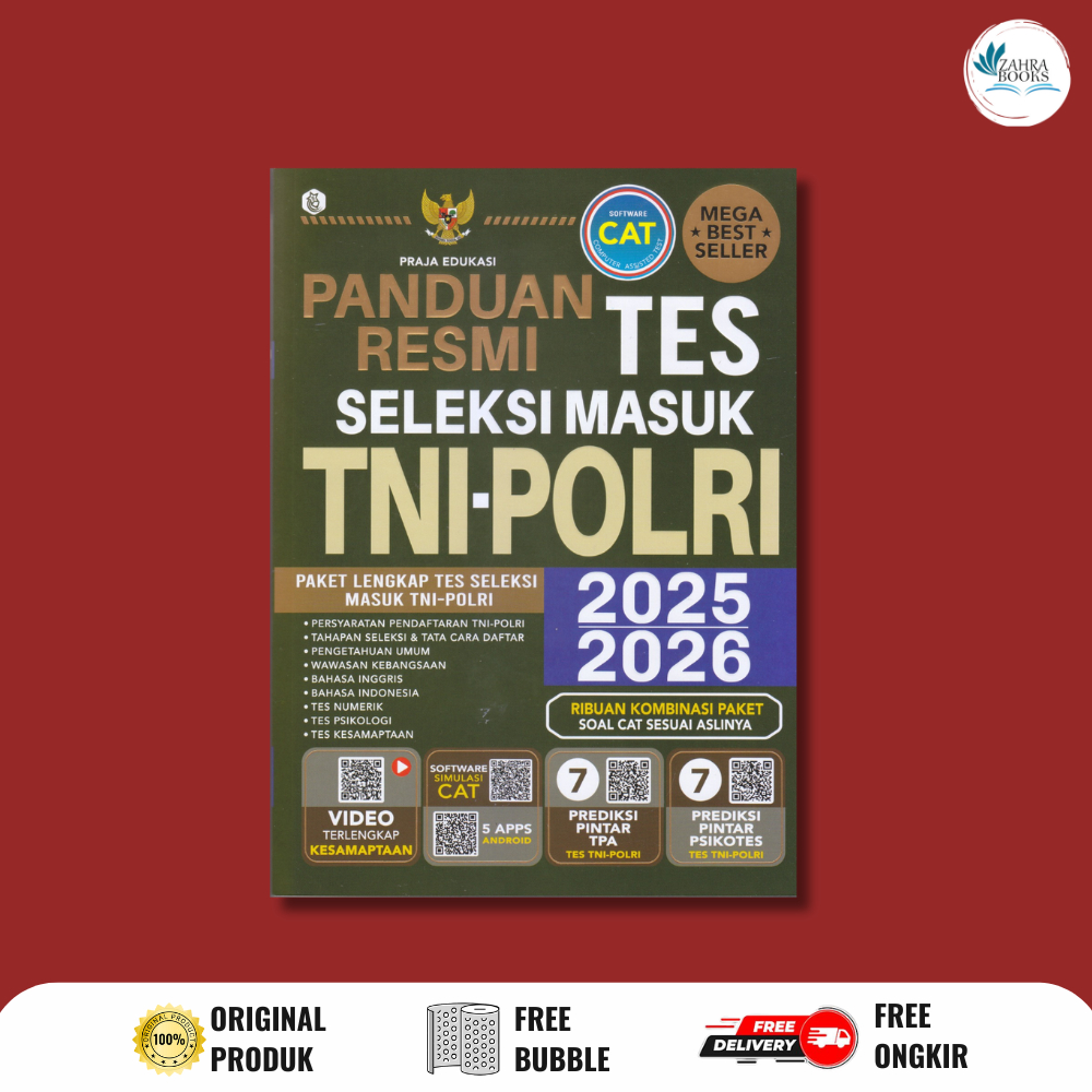 อย่างเป็นทางการ GUIDEBOOK สําหรับ TNI POLRI ENTRANCE SELECTION TEST 2025/2026 By Praja Education - B