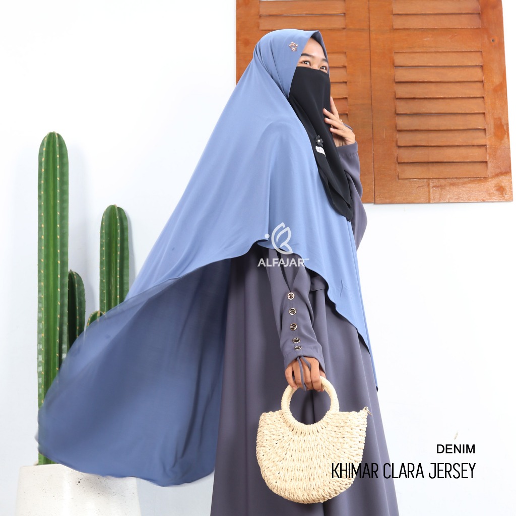 Alfajar - CLARA Khimar Hijab Bergo Jersey Sport Modern Muslimah